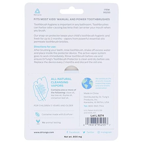 Dr Tung's, Kid Oral Toothbrush Sanitizer S, 2 Count