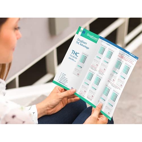 1 Pack - DrugExam THC Advantage Made in USA Multi Level Marijuana Home Urine ...