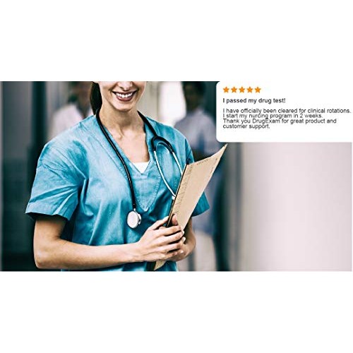 10 Pack - DrugExam Highly Sensitive Marijuana THC 20 ng/mL Single Panel Drug ...