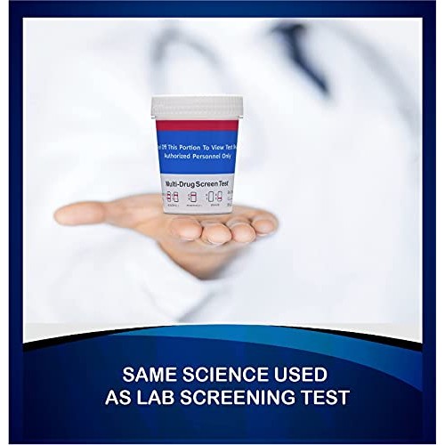 3 Pack - DrugExam Made in USA 14 Panel Drug Test Cup Kit with Temperature Str...