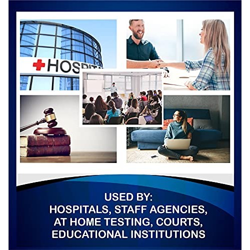 5 Pack - DrugExam Made in USA 12 Panel Drug Test Cup Kit with Temperature Str...