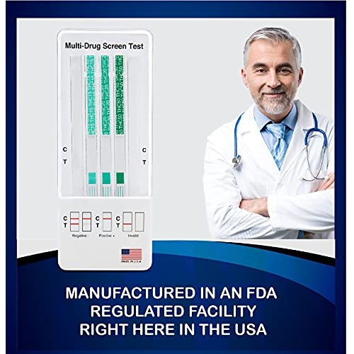 5 Pack - DrugExam THC Advantage Made in USA Multi Level Marijuana Home Urine ...