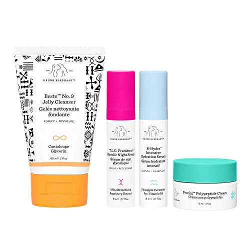 Drunk Elephant Littles Night Out Evening Skin Kit – Night Skin Care Set. Best...