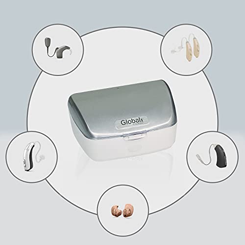 Global II by Dry & Store | Electric Hearing Aid Dehumidifier with UV-C Lamp S...