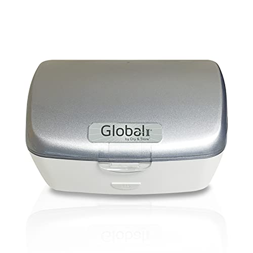 Global II by Dry & Store | Electric Hearing Aid Dehumidifier with UV-C Lamp S...