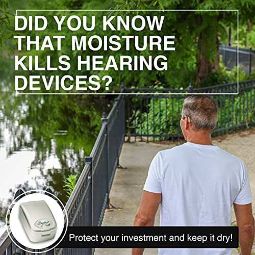 Zephyr by Dry & Store Hearing Instrument Dryer/Dehumidifier | for Care and Ma...