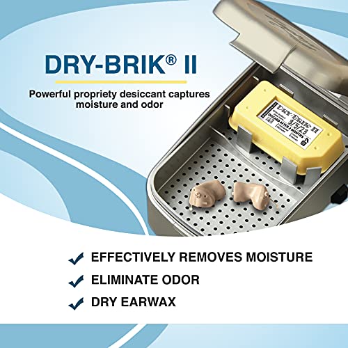 Zephyr by Dry & Store Hearing Instrument Dryer/Dehumidifier | for Care and Ma...