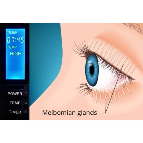 DRY EYE MASK by Wizard Research Electric Heated Moist Heat Patented