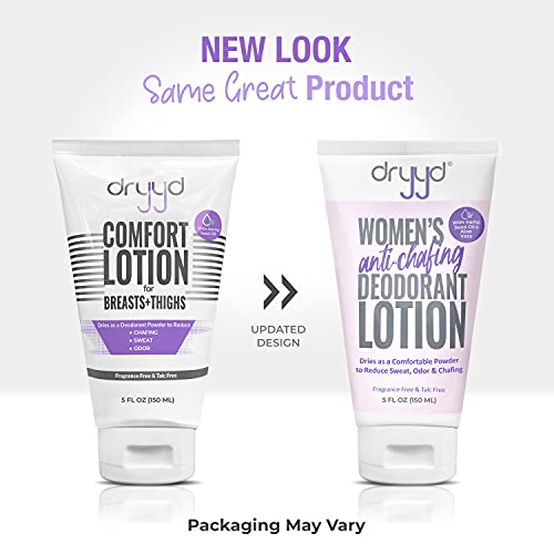 DRYYD Womens Deodorant Antiperspirant Lotion, Anti Chafing, Dries As Body Pow...