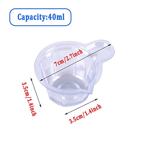 200 PACK 40ML Urine Cups,Plastic Disposable Urine Cup,Plastic Urine Collectio...