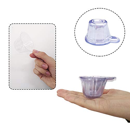 200 PACK 40ML Urine Cups,Plastic Disposable Urine Cup,Plastic Urine Collectio...