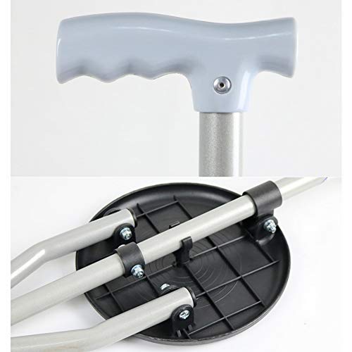 DSHUJC Foldable Cane seat Massage Crutches Chair T Type Handle Non-Slip Wear-...