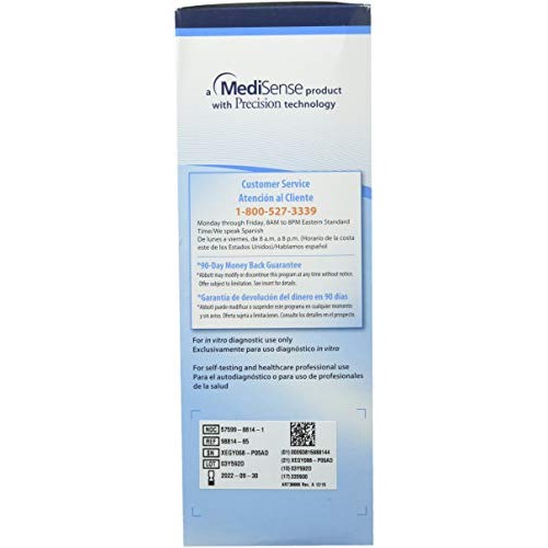 DSS Precision Xtra Blood Glucose Meter Kit, Results in 5 seconds, Strips Not ...