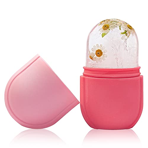 Ice Roller for Face and Eye, Silicone Ice Mold Face Massage, Facial Beauty Ic...