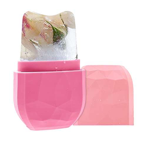 Ice Roller for Face and Eye, Silicone Ice Mold Face Massage, Facial Beauty Ic...