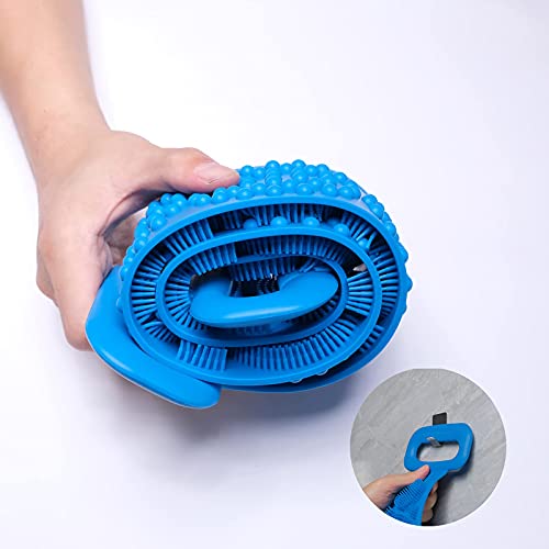 Silicone Back Scrubber and Hair Scalp Massager Shampoo Brush for Shower, Easy...