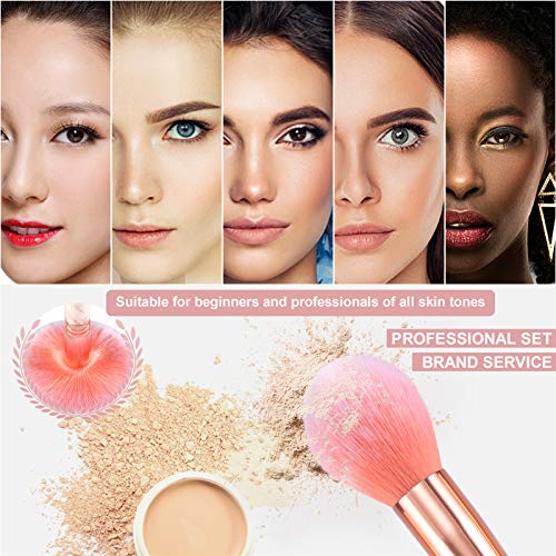 DUAIU Makeup Brushes 16PCS Marble Handle Professional Makeup Brushes Set with...