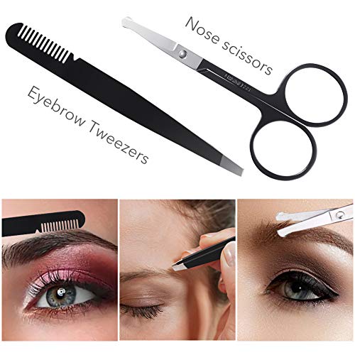 Makeup Brushes DUAIU 16Pcs Premium Synthetic Eyeshadow brushes Eyebrow Eyelin...