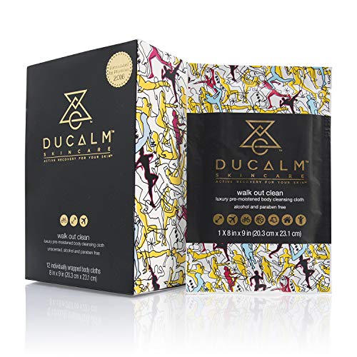 Ducalm Skincare Walk Out Clean Shower Wipes - Hydrating Travel, Facial, Body ...