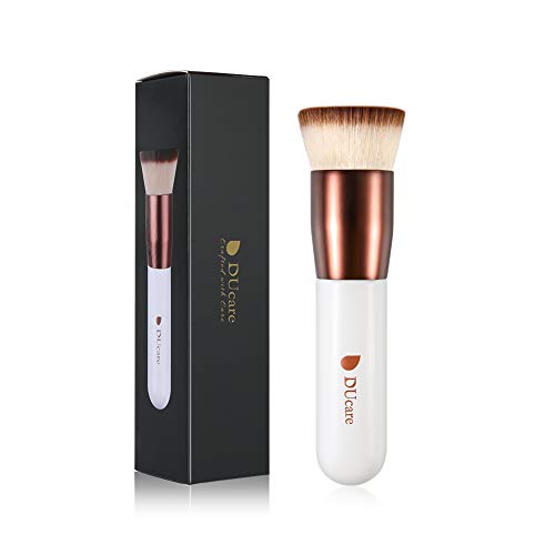 DUcare Flat Top Kabuki Foundation Brush, Synthetic Professional Liquid Blendi...