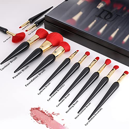 DUcare Makeup Brushes 12Pcs The Queen Series Makeup Brush set Premium Gifts K...