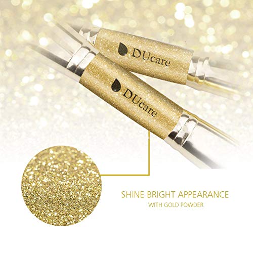 DUcare Makeup Brushes Duo End Foundation Powder Buffer and Contour Synthetic ...