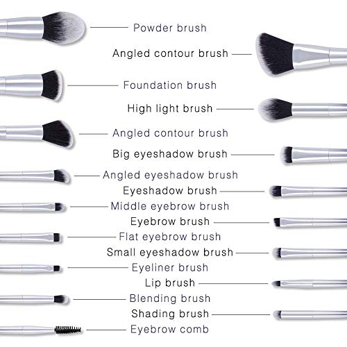 DUcare Makeup Brushes Set 17Pcs Professional Makeup Brushes Face Eye Shadow E...