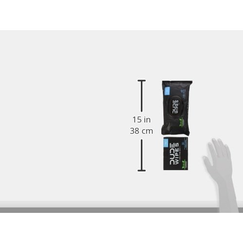 DUDE Wipes Flushable Wet Wipes (48 Count Dispenser and 30 Single Wipes) Indiv...