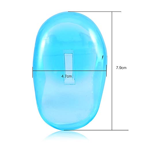 2PCS Ear Cover Shield Protector, Disposable Plastic Waterproof Ear Cover Shie...