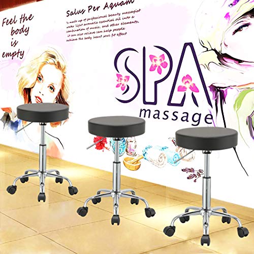 Duhome 410 Adjustable Height Swivel Medical Clinic Tattoo Spa Salon Stool wit...