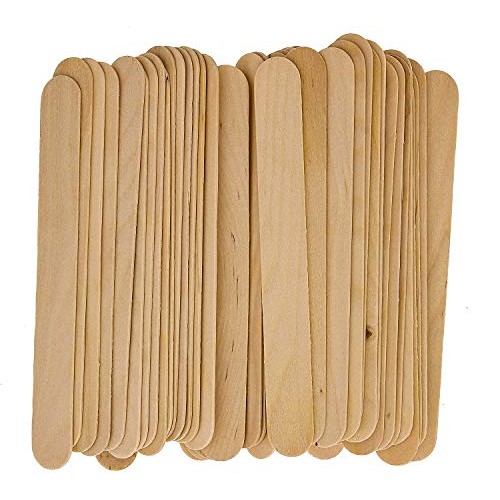 100 Large Wax Waxing Wood Body Hair Removal Sticks Applicator Spatula