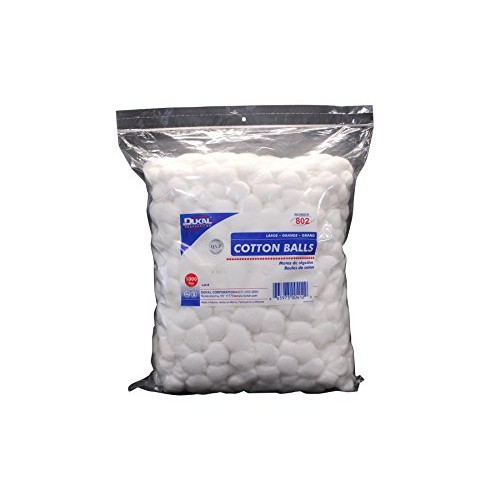 Dukal - 802 Cotton Balls, Non Sterile, Large (Pack of 2000)
