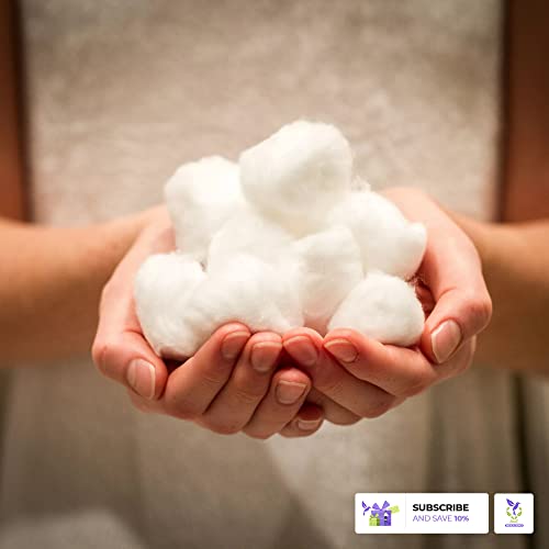 Dukal Cotton Balls. Pack of 1000 Large cotton balls for wound care. Soft and ...