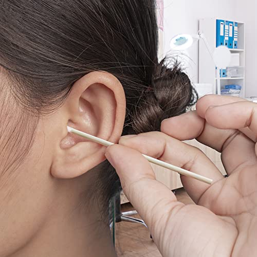 Dukal Cotton Tipped Applicators 3". Pack of 200 Swabsticks Wood Shaft. 100% C...