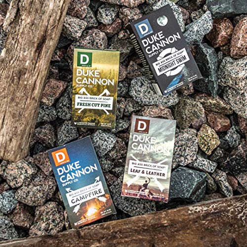 Duke Cannon Supply Co. The Frontier 40, Big Brick of Soap for Men, 10oz, 4 Pa...