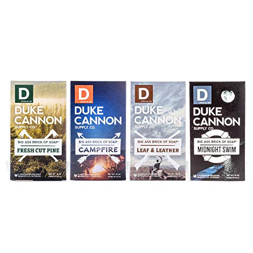 Duke Cannon Supply Co. The Frontier 40, Big Brick of Soap for Men, 10oz, 4 Pa...