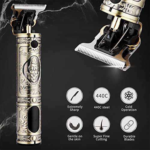 Hair Clippers for Men,Dumite Professional T-Blade Beard Trimmer,Clippers for ...