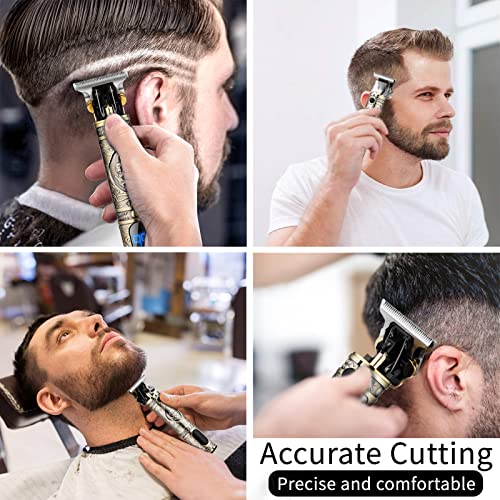 Hair Clippers for Men,Dumite Professional T-Blade Beard Trimmer,Clippers for ...
