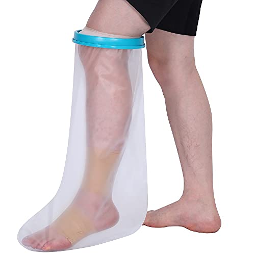 Waterproof Leg Cast Cover for Shower and Bath, Reusable Sealed Leg Cast Cover...