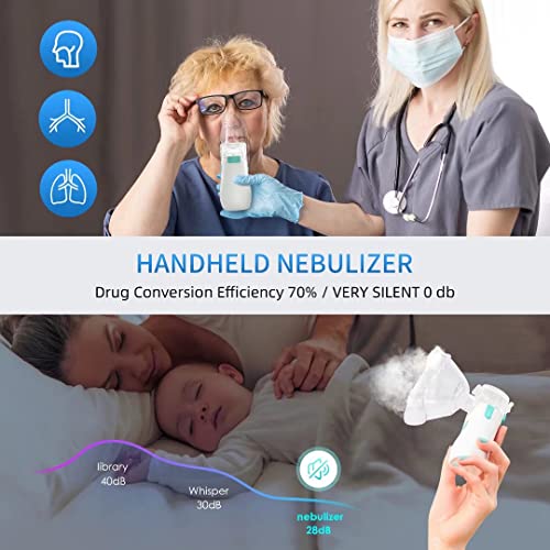 Nebulizer Machine for Adults and Kids,Portable Nebulizer of Cool Mist,Handhel...