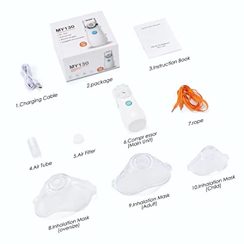 Nebulizer Machine for Adults and Kids,Portable Nebulizer of Cool Mist,Handhel...