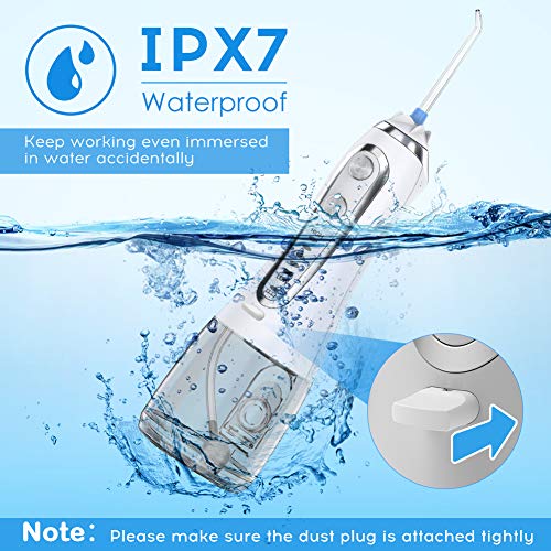 Water Flosser for Teeth, Professional Dental Oral Irrigator with 300ML Water ...