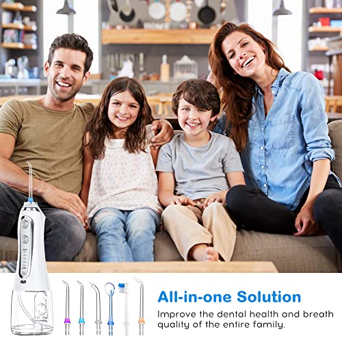 Water Flosser for Teeth, Professional Dental Oral Irrigator with 300ML Water ...