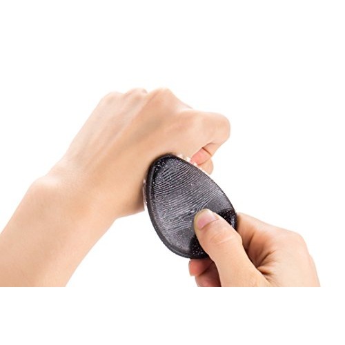 Duorime New 7pcs Black Oval Toothbrush Makeup Brush Set Cream Contour Powder ...