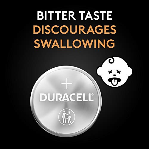 Duracell - 2032 3V Lithium Coin Battery - with Bitter Coating - 4 count