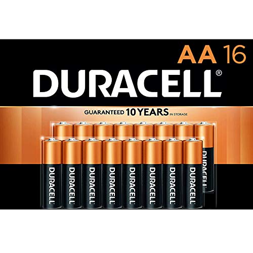 Duracell - CopperTop AA Alkaline Batteries - Long Lasting, All-Purpose Double...