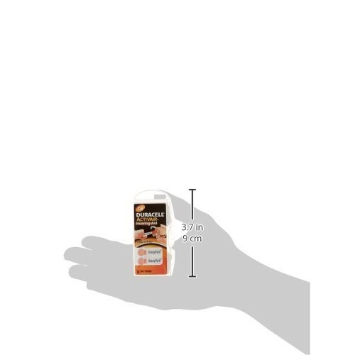 Duracell Hearing Aid Batteries Size 13 Pack 60 Batteries 1.45V