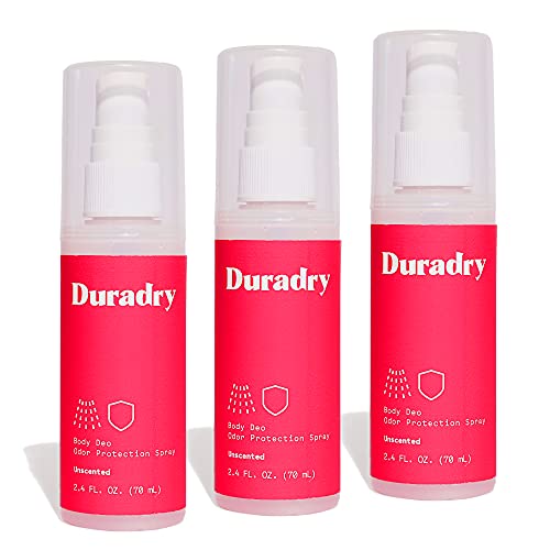 Duradry Body Deodorant Spray - Aluminum Free Deodorant, Prevent and Eliminate...