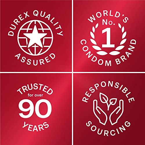 Condoms, Durex Extra Sensitive & Extra Lubricated Condoms, 24 Count (Pack of ...