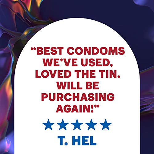 Condoms, Durex RED Extra Sensitive, Ultra Fine, Extra Lubricated Natural Rubb...